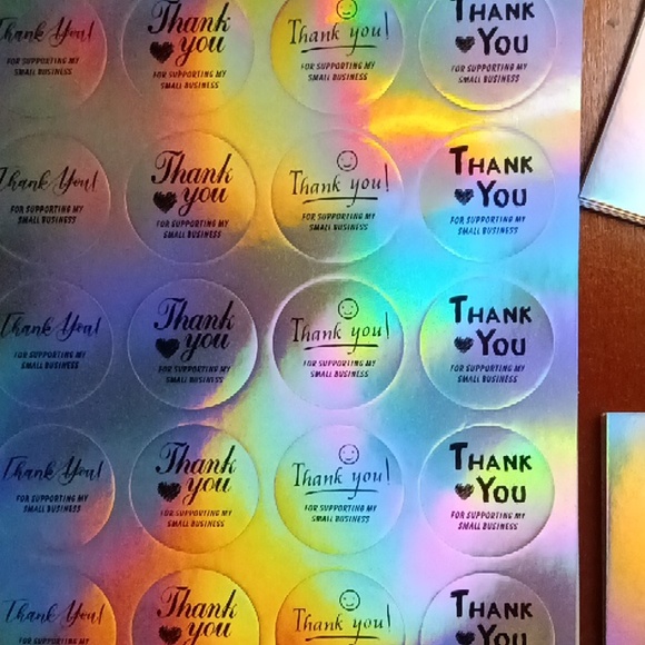 THANK YOU STICKERS/CARDS - Picture 8 of 10
